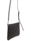 After FF Jacquard Cross Bag Brown - FENDI - BALAAN 4