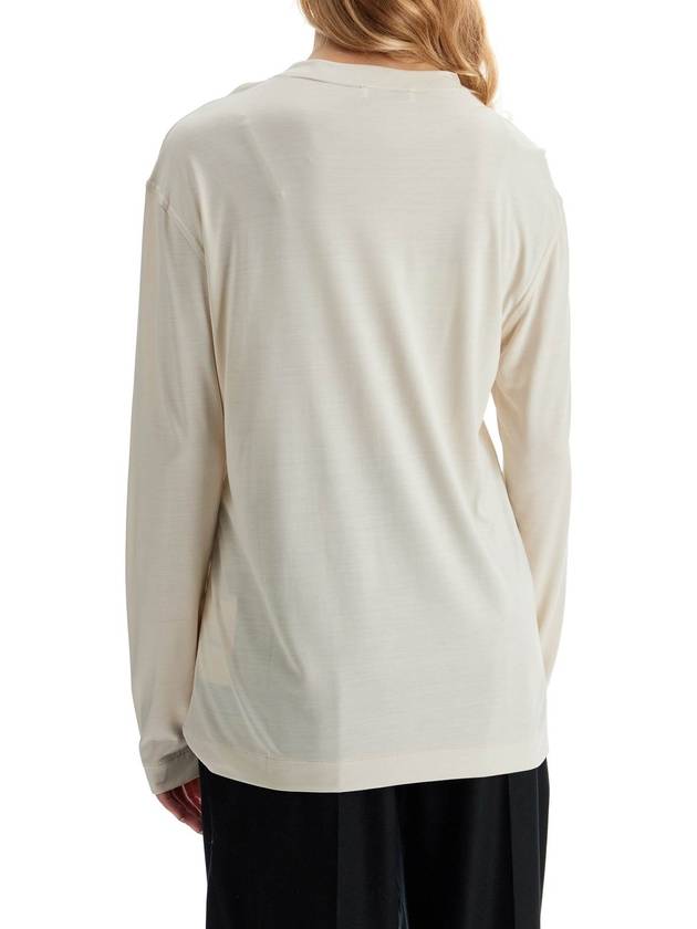 long-sleeved silk t-shirt for - LEMAIRE - BALAAN 3