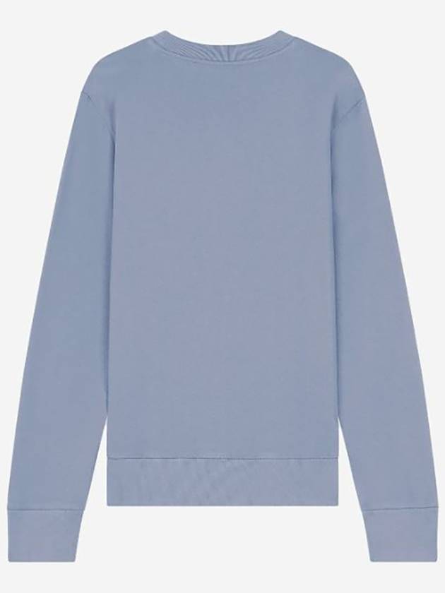 Fox Head Patch Regular Sweatshirt Blue - MAISON KITSUNE - BALAAN 3