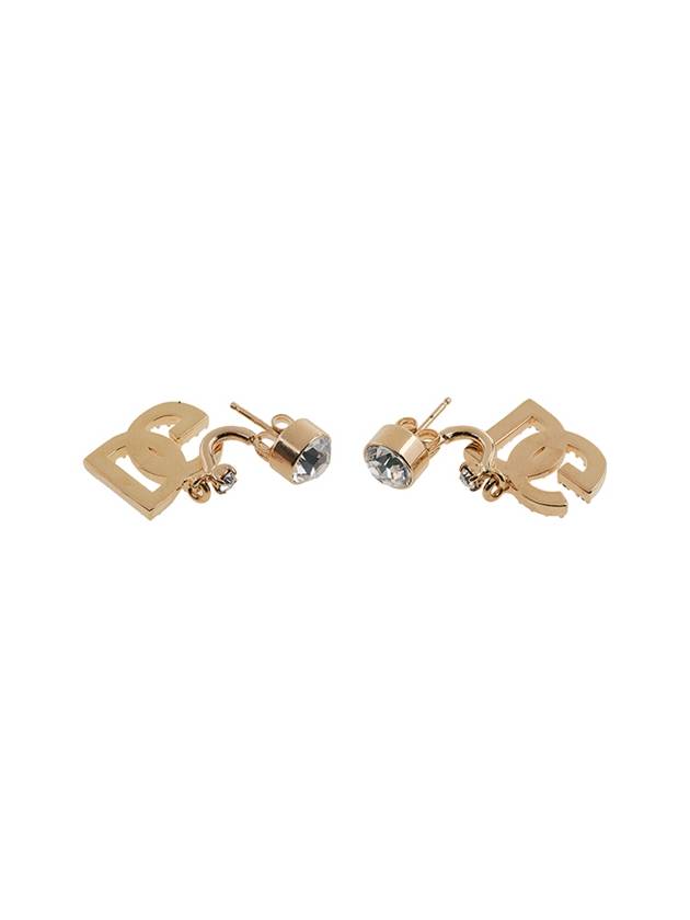 DG Logo Pendant Earrings Gold - DOLCE&GABBANA - BALAAN 4