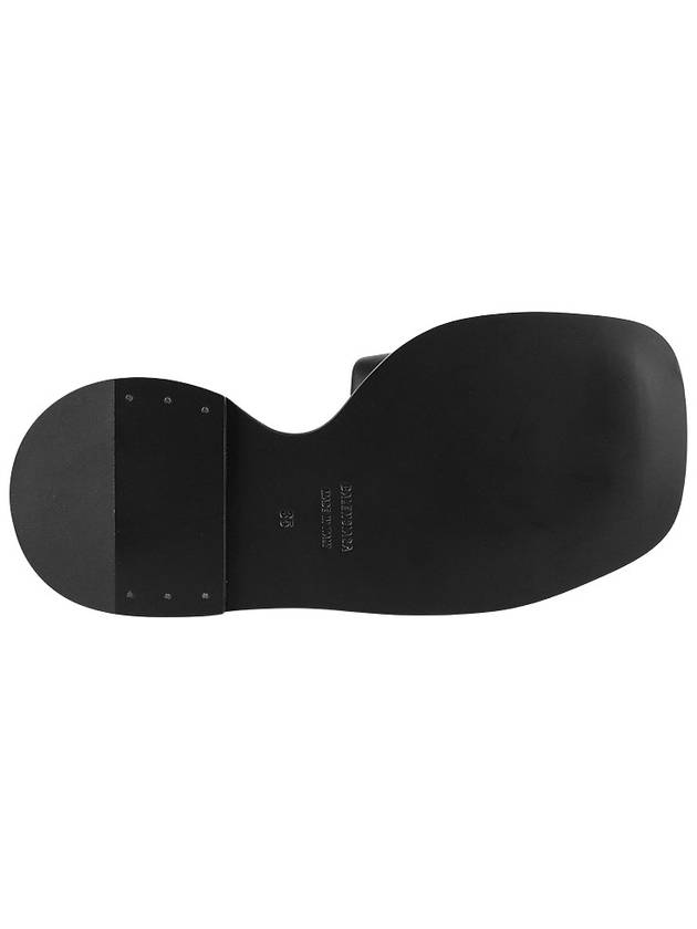 Women's Void Leather Slippers Black - BALENCIAGA - 10