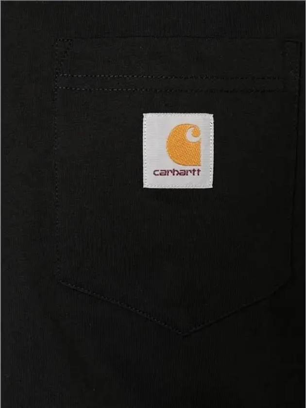 I030434 Pocket Logo Patch Short Sleeve T-Shirt - CARHARTT - BALAAN 5