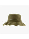 Le Bob Artichaut Cotton Bucket Hat Khaki - JACQUEMUS - BALAAN 4