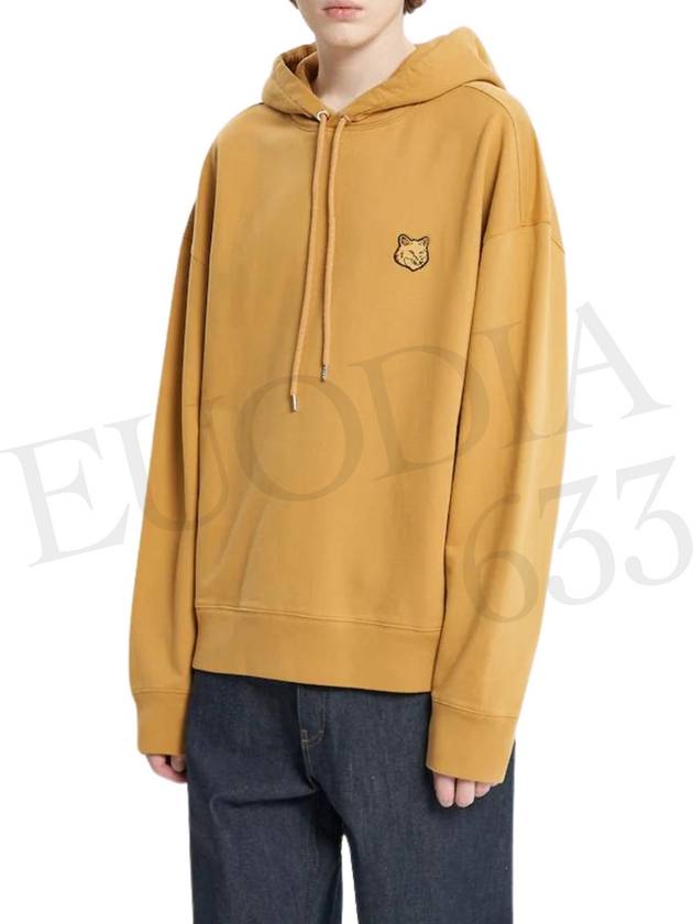 Bold Fox Head Patch Oversize Hoodie Yellow - MAISON KITSUNE - BALAAN 6