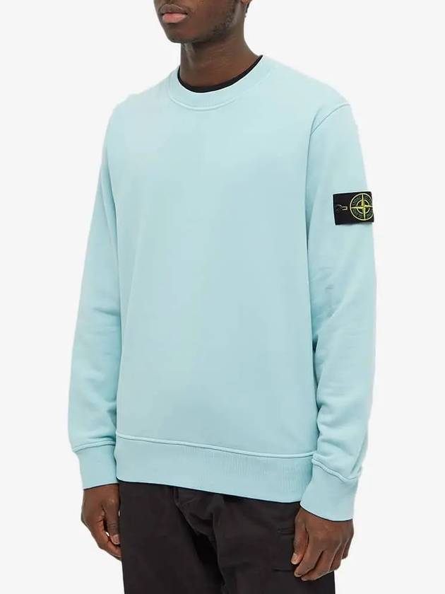 Wappen Patch Crew Neck Sweatshirt Mint - STONE ISLAND - BALAAN 4