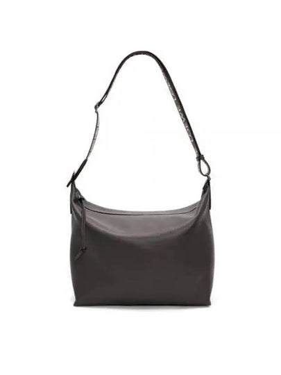 Supple Smooth Calfskin Cubi Cross Bag Dark Grey - LOEWE - BALAAN 2