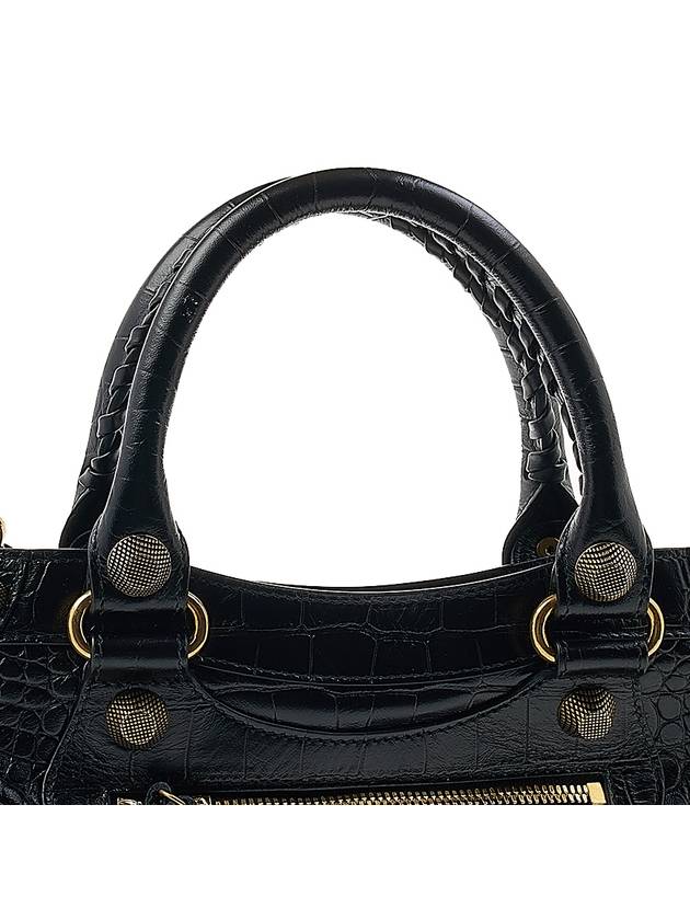 Neo Cagole Medium Leather Tote Bag Black - BALENCIAGA - BALAAN 9