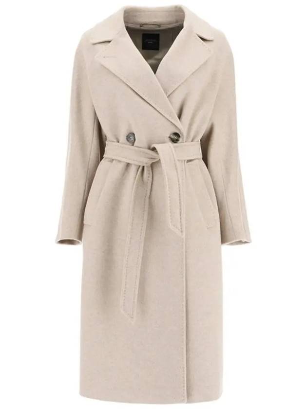 Women's Regina Resina Wool Double Coat Light Beige - MAX MARA - BALAAN 3