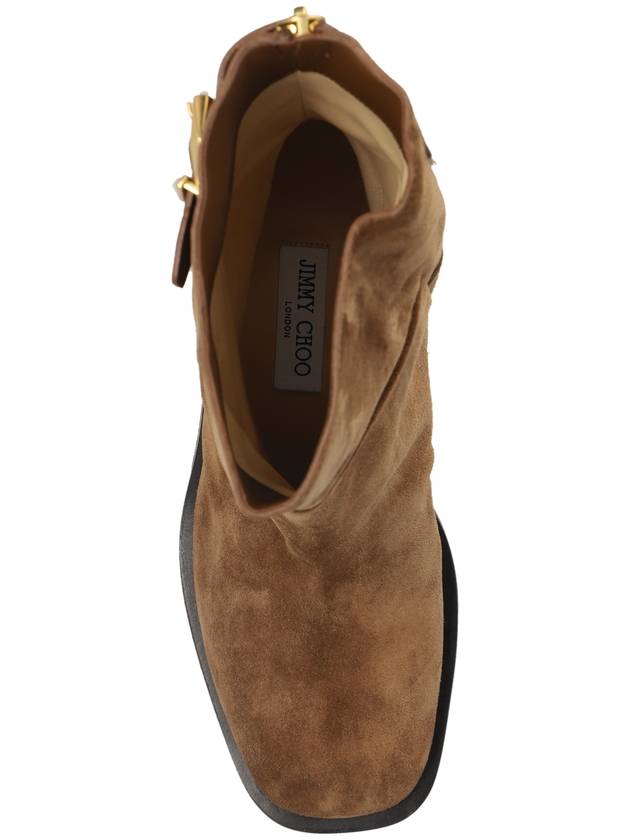 Jimmy Choo Suede Ankle Boots Brooklyn, Women's, Brown - JIMMY CHOO - BALAAN 6