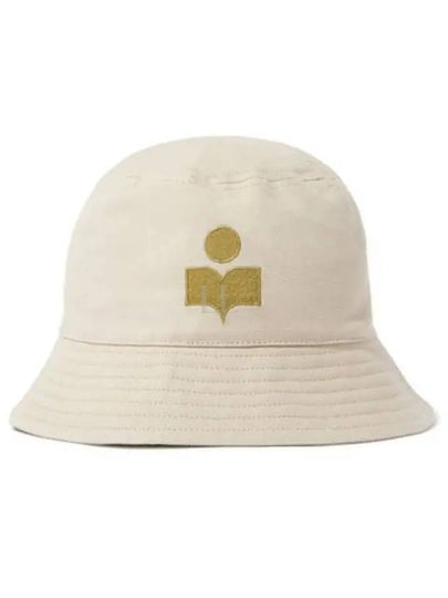 Hailey Embroidered Logo Bucket Hat Beige - ISABEL MARANT - BALAAN 2