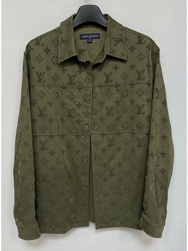 Monogram Cotton Overshirt 110 - LOUIS VUITTON - BALAAN 3