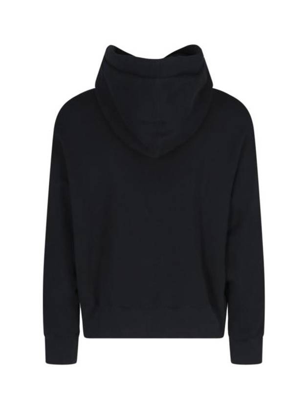 Broken Palm Drawstring Hoodie Black - PALM ANGELS - BALAAN 4