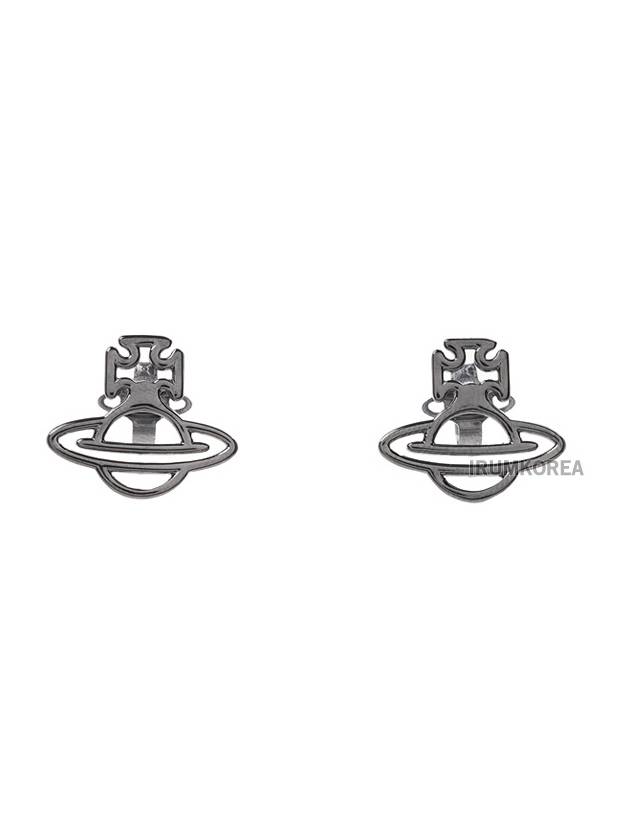 Perlar Brass Earrings Ruthenium - VIVIENNE WESTWOOD - BALAAN 2