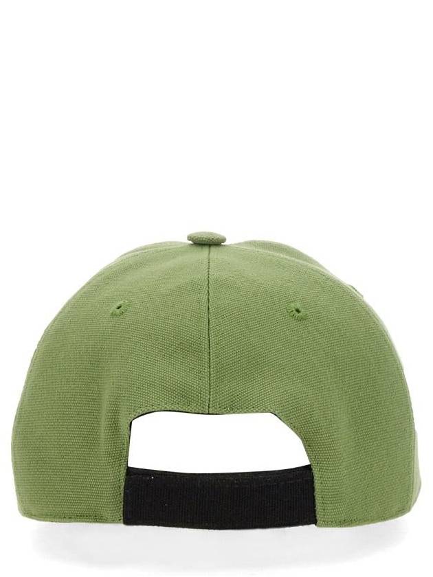 baseball logo embroidered ball cap green - STELLA MCCARTNEY - BALAAN 4