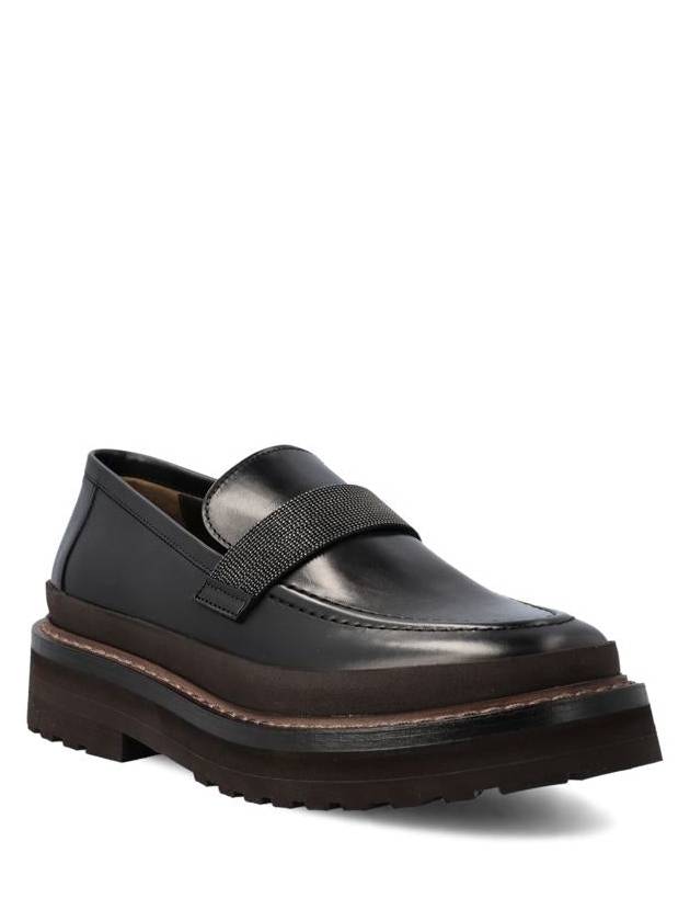 Leather Loafers MZPRG2089C101 - BRUNELLO CUCINELLI - BALAAN 3