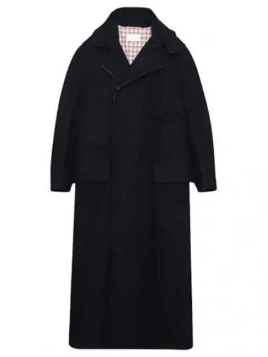 Cut out color detail overcoat - MAISON MARGIELA - BALAAN 1