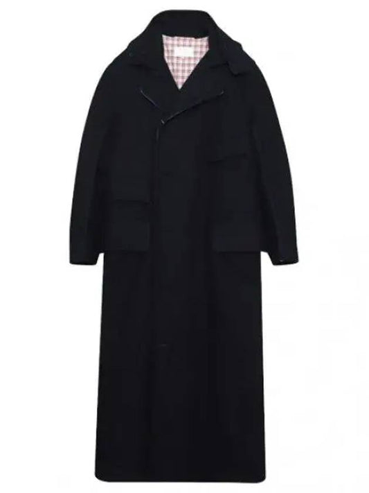 Cut out color combination detail overcoat men s coat - MAISON MARGIELA - BALAAN 1