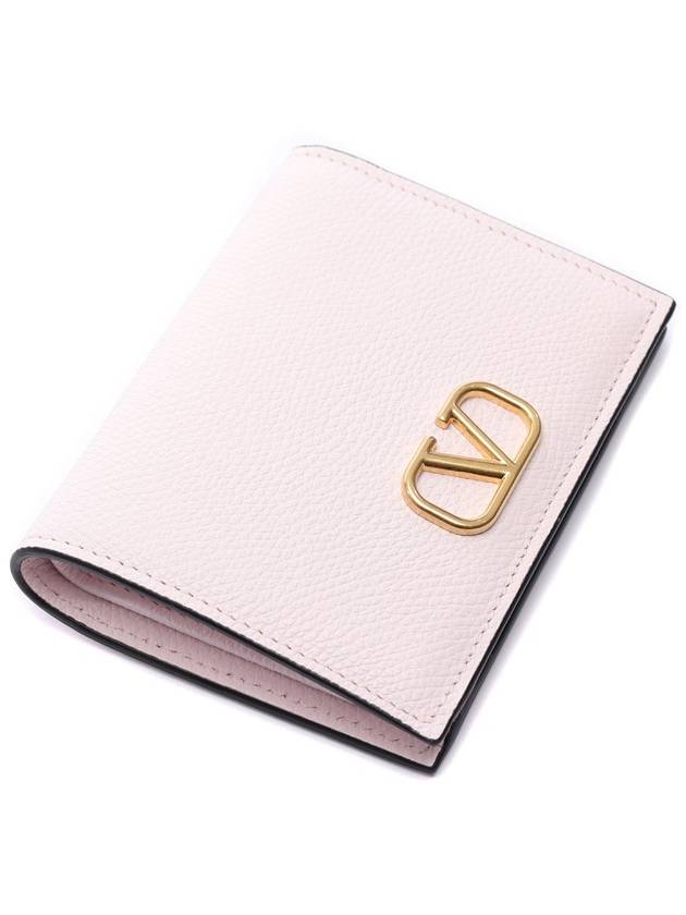 Women's V Logo Half Wallet 4W0P0R39 SNP Y9U 24S - VALENTINO - BALAAN 5