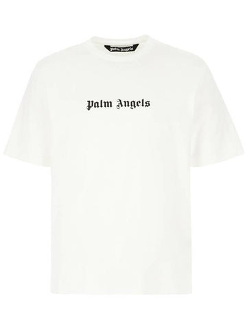 Palm Angels T-Shirt With Logo - PALM ANGELS - BALAAN 1