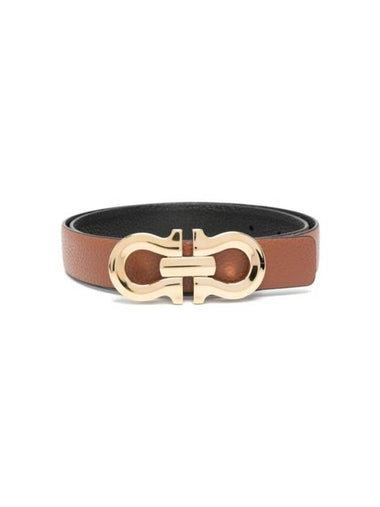 24FW Regular Belt 230329 0775597 COGNE BROWN - SALVATORE FERRAGAMO - BALAAN 1