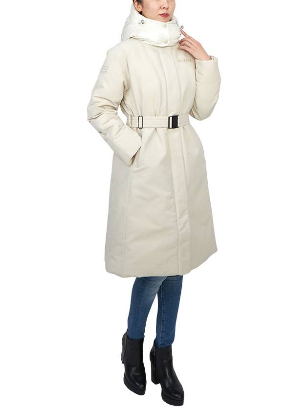 Women's Cortina Long Padding Ivory - DUVETICA - BALAAN 6