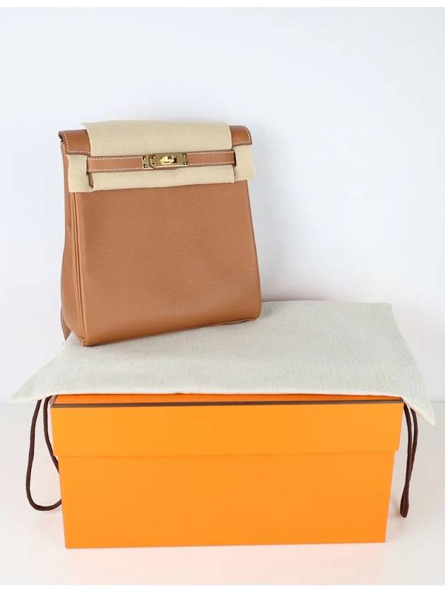 Gold Evercolor Kelly Addo Backpack Z - HERMES - BALAAN 7