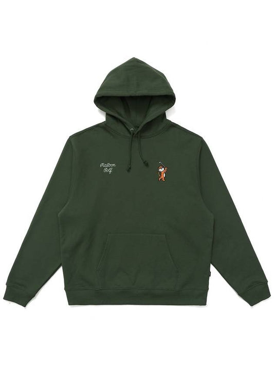 Tiger Collection Bucket Hoodie GREEN - MALBON GOLF - BALAAN 1