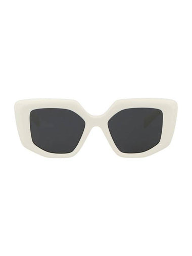 Eyewear Cat Eye Sunglasses Gray White - PRADA - BALAAN 1