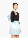 Women's Sassy Matelasse Shoulder Bag Blue - MIU MIU - BALAAN.