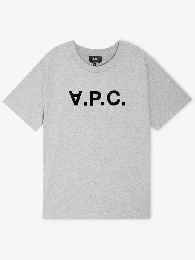 Standard Grand VPC Short Sleeve T-Shirt Grey - A.P.C. - BALAAN 3