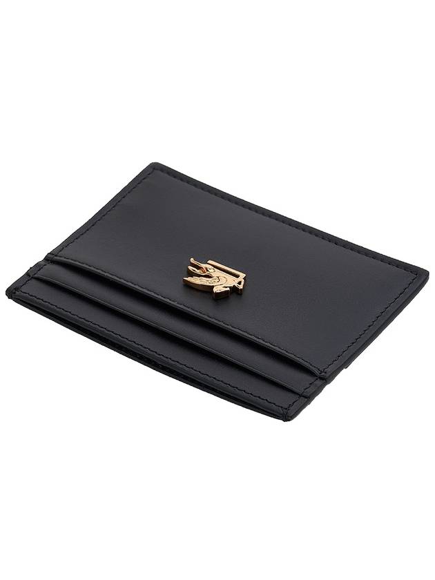 Women's Pegasus Logo Card Wallet Black - ETRO - BALAAN 5