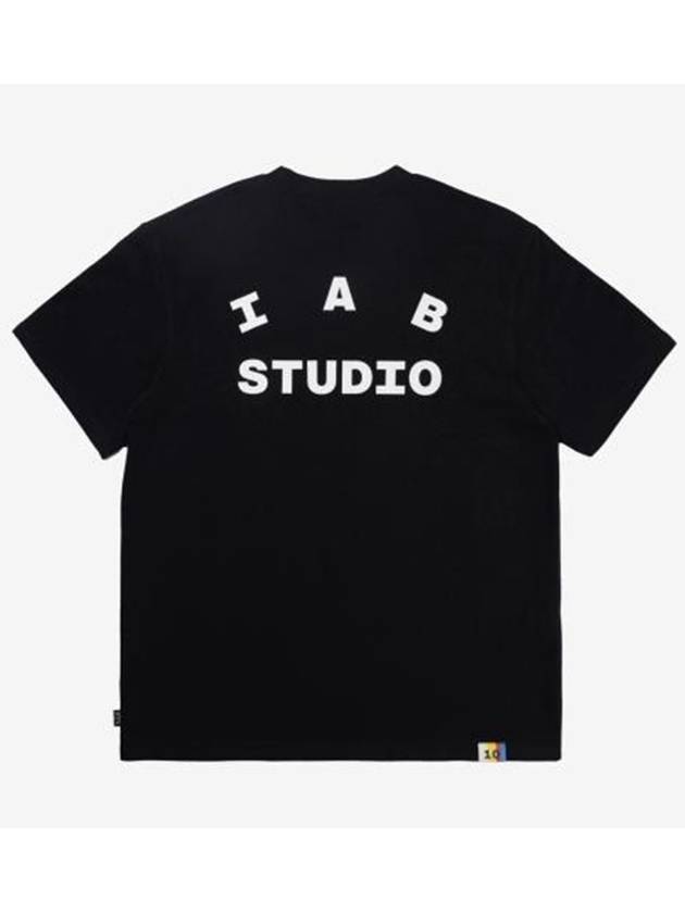 10th Anniversary Short Sleeve T-Shirt White Black - IAB STUDIO - BALAAN 6