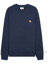 Chillax Patch Regular Sweatshirt Ink Blue - MAISON KITSUNE - BALAAN 11