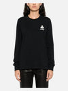 Women's Logo Black Long Sleeve TShirt TS0132FA A3N59E 01BK - ISABEL MARANT - BALAAN 3