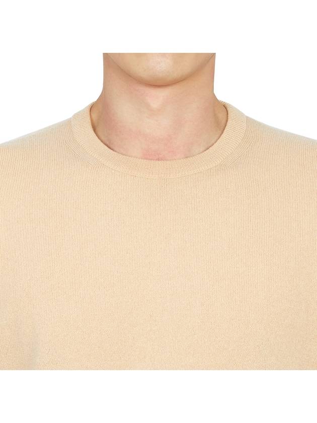 Men's Knit Top Beige - JOHNSTONS OF ELGIN - BALAAN 7