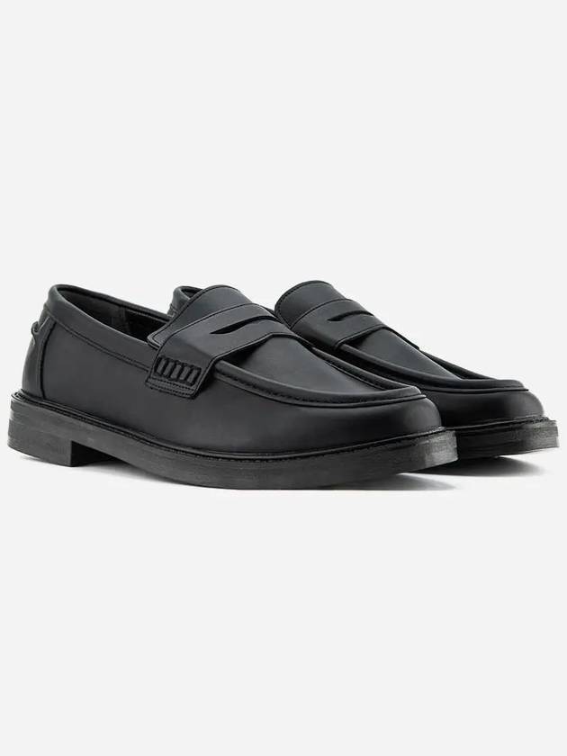 F02 Nilzen Penny Loafers Matte Black - BSQT - BALAAN 1