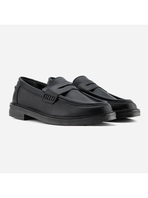 F02 Nilzen Penny Loafers Matte Black - BSQT - BALAAN 2