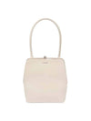 Gogi Frame Square Calf Leather Tote Bag Pink - JIL SANDER - BALAAN 1