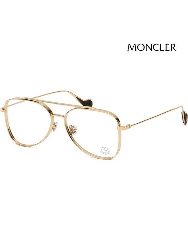 Eyewear Aviator Eyeglasses Gold - MONCLER - BALAAN 2