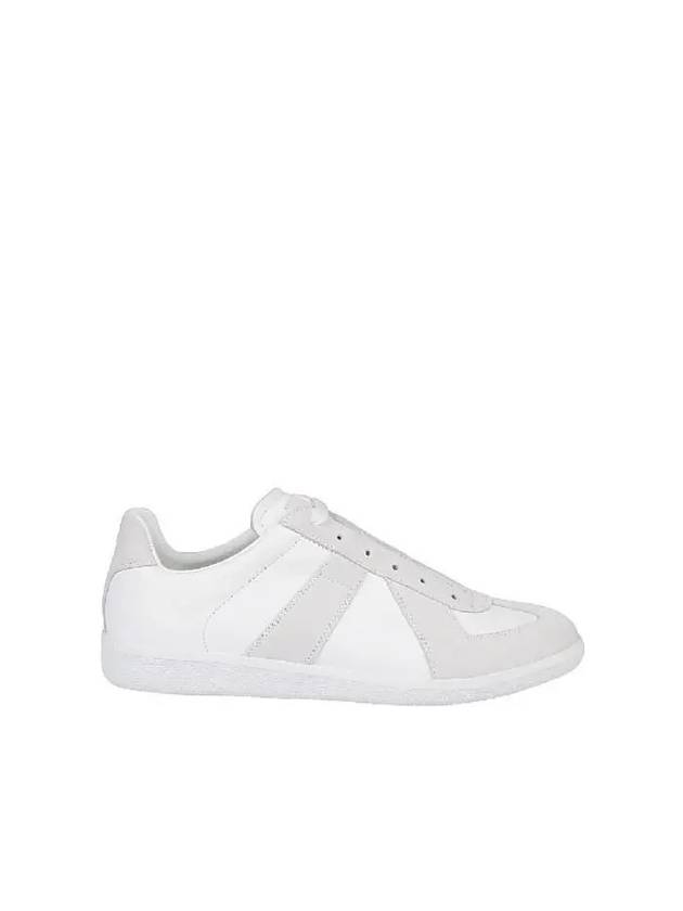 Men's Replica Leather Suede Low Top Sneakers White - MAISON MARGIELA - BALAAN 2