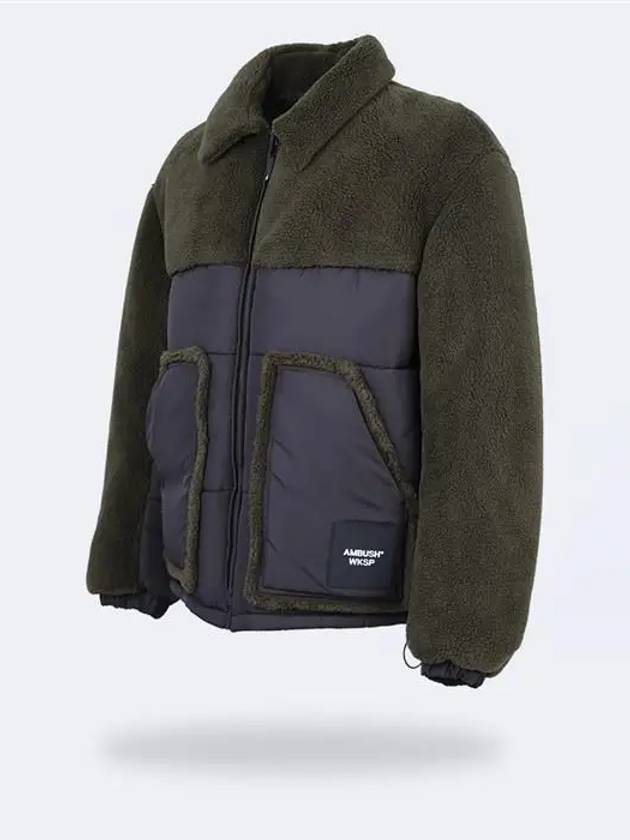 Teddy Padded Jacket Army Black - AMBUSH - BALAAN 4