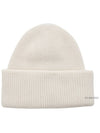 The Gros Grain Beanie Off White - JACQUEMUS - BALAAN 3