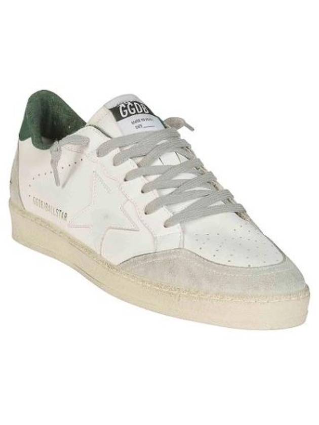 Ball Star Leather Low Top Sneakers White - GOLDEN GOOSE - BALAAN 3