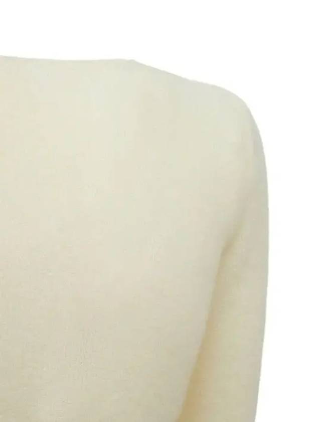 Jacquemus LE ALZOU pearl steel mohair blend button closure cardigan - JACQUEMUS - BALAAN 5