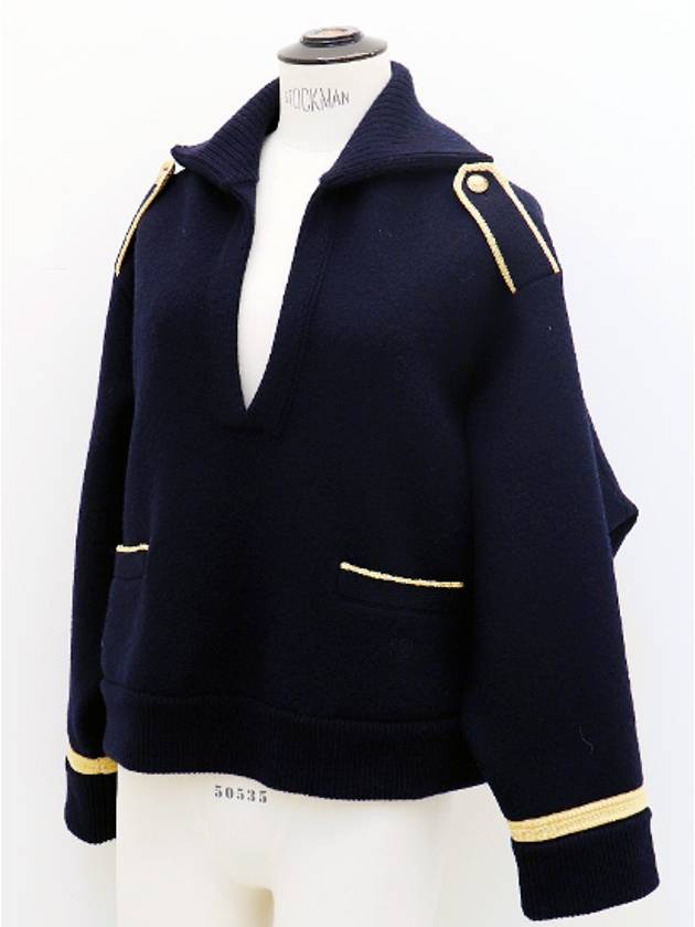 Navy gold knit - CELINE - BALAAN 3