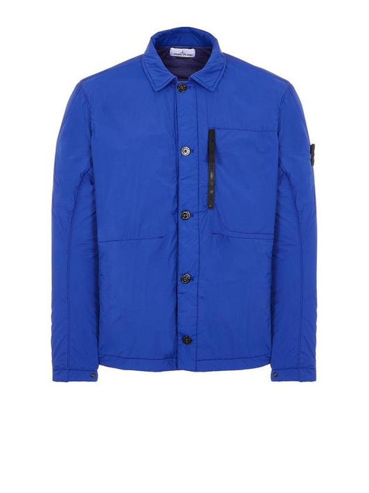 SKIN TOUCH NYLON-TCGARMENT DYED SHIRT JACKET - STONE ISLAND - BALAAN.