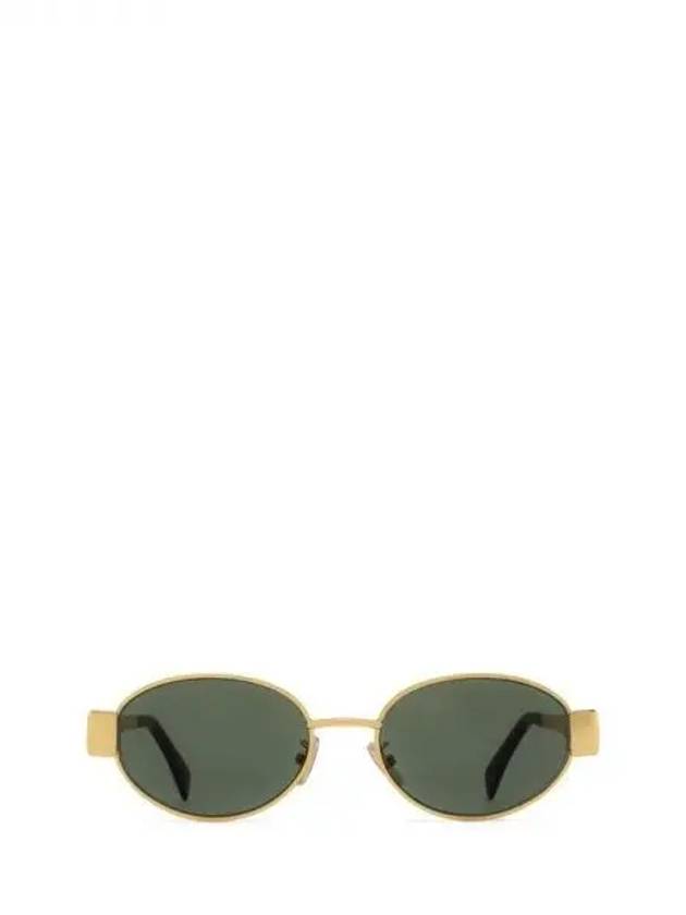 Logo Temple Round Sunglasses - CELINE - BALAAN 1