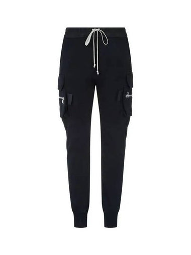 MEN Multi Pocket Cotton Jogger Pants Black - RICK OWENS - BALAAN 1