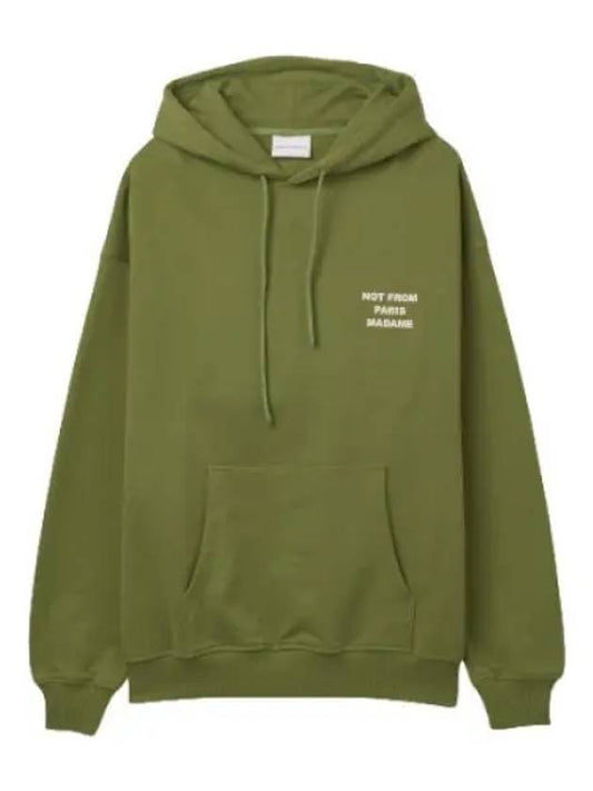 Droldmonsieur Le Hoody Slogan Khaki Hoodie Hooded Sweatshirt - DROLE DE MONSIEUR - BALAAN 1