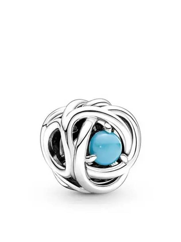 Turquoise Eternity Circle Charm Silver - PANDORA - BALAAN 1